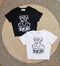 Basic Print Crop T-shirts